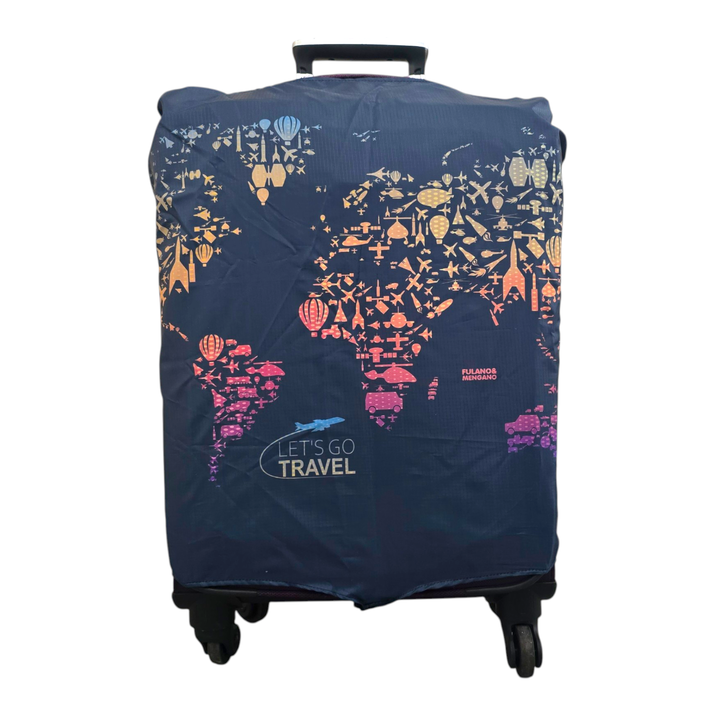 FUNDA ANTIDESGARRO CARRY ON - MAPA TRAVEL